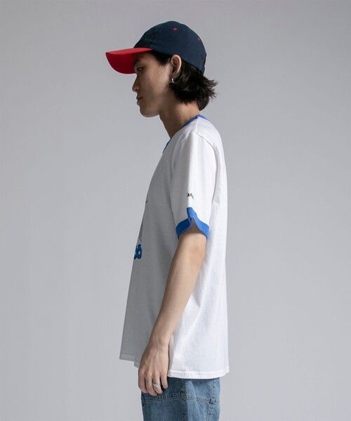 Name.(ネーム)の「STUDIOUS別注 RINGER PRINT TEE(Tシャツ/カットソー・メンズ・ホワイト/グレー・1/2)」の5枚目の写真