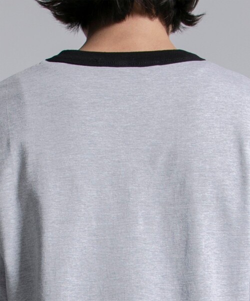 Name.(ネーム)の「STUDIOUS別注 RINGER PRINT TEE(Tシャツ/カットソー・メンズ・ホワイト/グレー・1/2)」の20枚目の写真