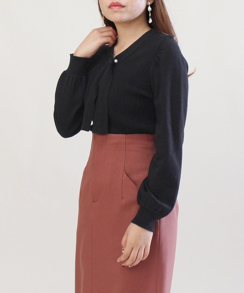 ASTORIA ODIER（アストリアオディール）の「2wayボウタイニットプルオーバー（ニット/セーター・レディース・ベージュ/モカ/ホワイト/ブラック/ピンクベージュ・MEDIUM/LARGE）」の12枚目の写真