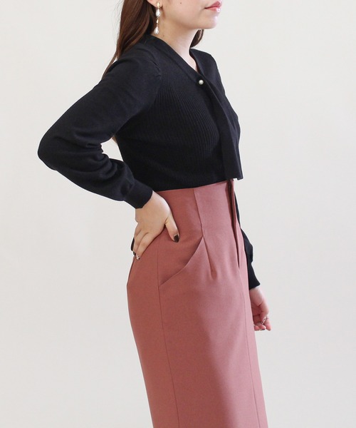 ASTORIA ODIER（アストリアオディール）の「2wayボウタイニットプルオーバー（ニット/セーター・レディース・ベージュ/モカ/ホワイト/ブラック/ピンクベージュ・MEDIUM/LARGE）」の17枚目の写真