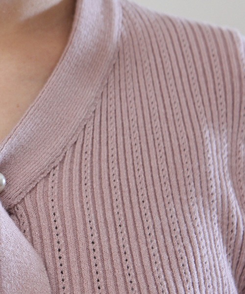 ASTORIA ODIER（アストリアオディール）の「2wayボウタイニットプルオーバー（ニット/セーター・レディース・ベージュ/モカ/ホワイト/ブラック/ピンクベージュ・MEDIUM/LARGE）」の14枚目の写真