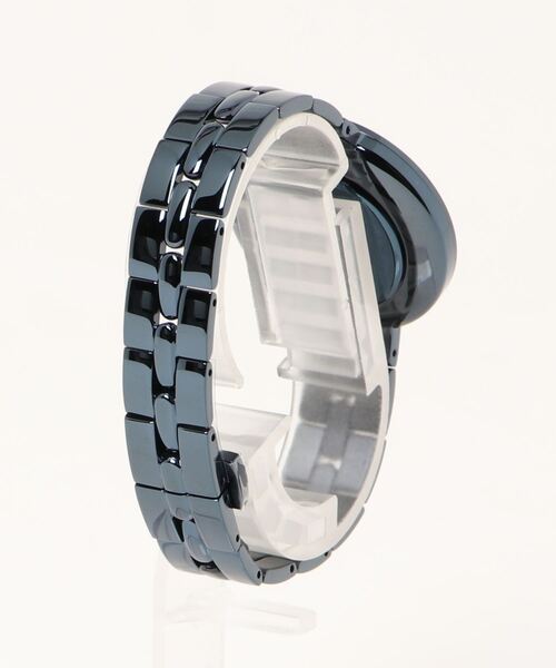 SWAROVSKI（スワロフスキー）の「【公式】【スワロフスキー】Cosmopolitan ウォッチ, 金属製のブレスレット, ブルー, ブルーフィニッシュ（アナログ腕時計・レディース・ブルー・ONE SIZE）」の4枚目の写真