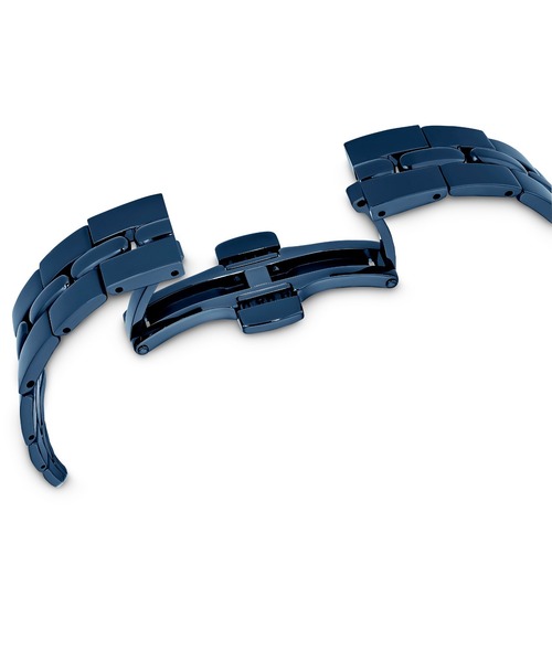 SWAROVSKI（スワロフスキー）の「【公式】【スワロフスキー】Cosmopolitan ウォッチ, 金属製のブレスレット, ブルー, ブルーフィニッシュ（アナログ腕時計・レディース・ブルー・ONE SIZE）」の6枚目の写真