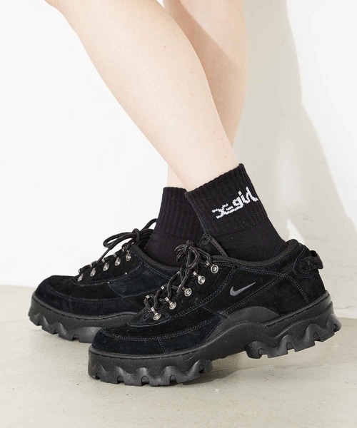 X-girl(エックスガール)の「※LOGO 2P SOCKS(ソックス/靴下・レディース・ホワイト・ONE SIZE)」の3枚目の写真