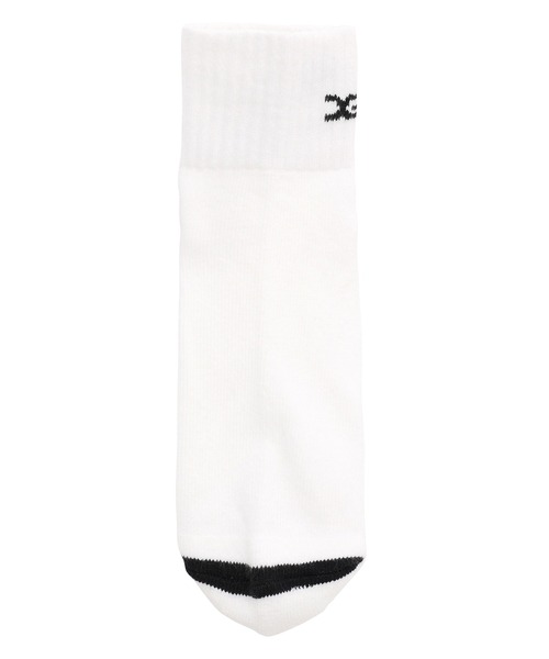 X-girl(エックスガール)の「※LOGO 2P SOCKS(ソックス/靴下・レディース・ホワイト・ONE SIZE)」の6枚目の写真
