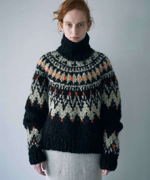 UNFIL（アンフィル）の「unfil | カシミヤブレンド ハンドニットプル