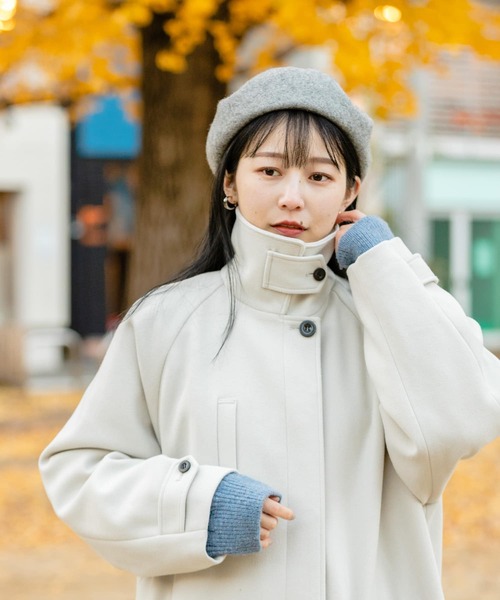 SMELLY（スメリー）の「ベーシックバスクベレー（ハンチング/ベレー帽・レディース・ブラック/ベージュ/グレー・-）」の6枚目の写真