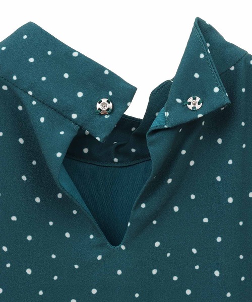 31 Sons de mode(トランテアン ソン ドゥ モード)の「ドットプリントミニワンピース(ワンピース・レディース・グリーン/オフホワイト・38/36)」の12枚目の写真