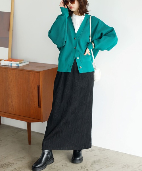 GeeRA(ジーラ)の「変形プリーツタイトスカート(スカート・レディース・ブラック/グリーン/ブルー・SMALL/MEDIUM/LARGE)」の5枚目の写真