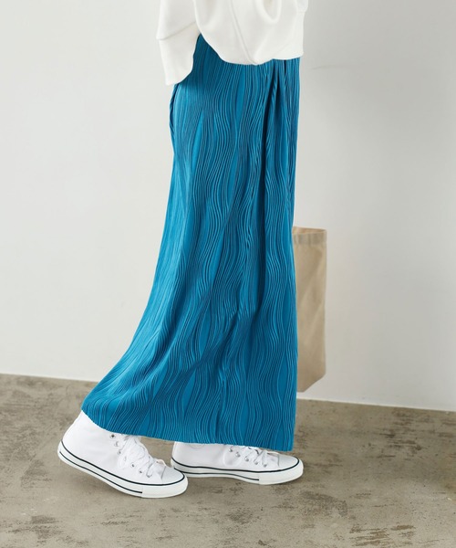 GeeRA(ジーラ)の「変形プリーツタイトスカート(スカート・レディース・ブラック/グリーン/ブルー・SMALL/MEDIUM/LARGE)」の18枚目の写真