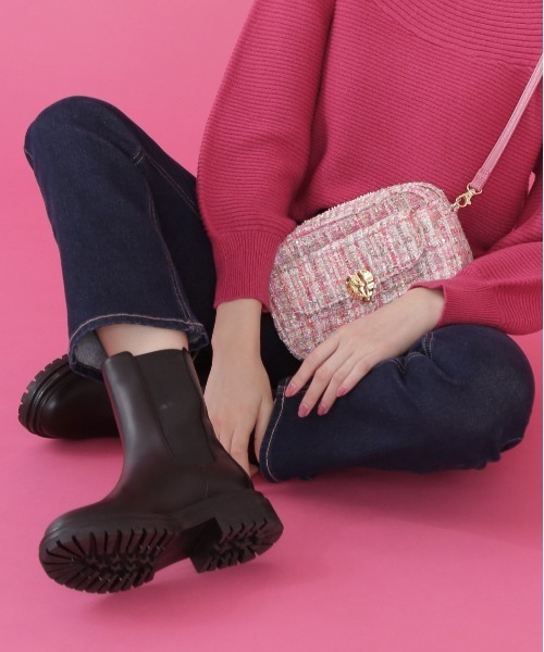 JILL by JILL STUART(ジルバイジルスチュアート)の「トラックソールブーツ(ブーツ・レディース・ベージュ/ブラック・LARGE/MEDIUM/SMALL)」の2枚目の写真