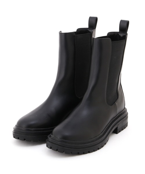 JILL by JILL STUART(ジルバイジルスチュアート)の「トラックソールブーツ(ブーツ・レディース・ベージュ/ブラック・LARGE/MEDIUM/SMALL)」の14枚目の写真