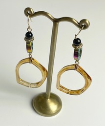 StyleSea（スタイルシー）の「変形クリアピアス（ピアス（両耳用）・レディース）」