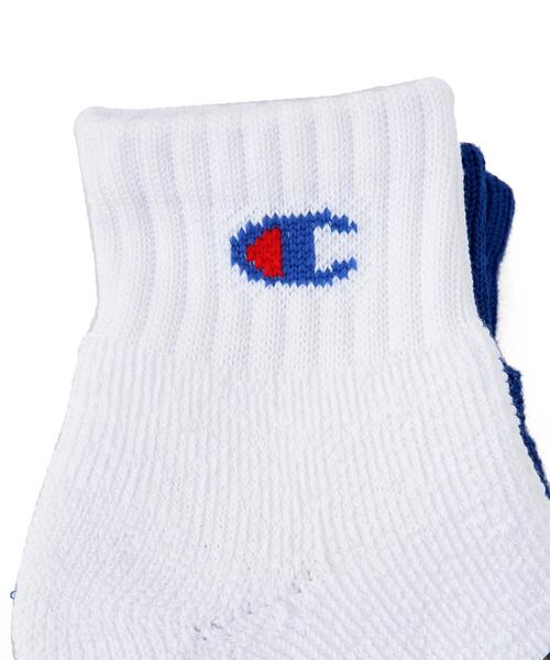 Champion（チャンピオン）の「[チャンピオン]　CHAMPION GLR 2P LOGO　ソックス（ソックス/靴下・メンズ・ブラック/ロイヤルブルー・フリー）」の5枚目の写真