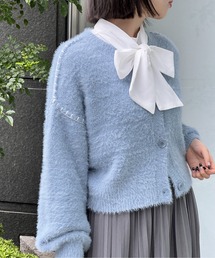 one way | ハンドステッチショートシャギーカーデ(カーディガン/ボレロ)