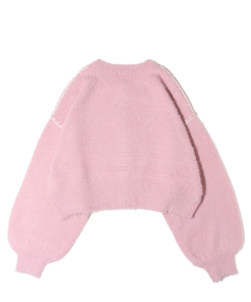 one way（ワンウェイ）の「ハンドステッチショートシャギーカーデ（カーディガン/ボレロ・レディース・ホワイト/ライトピンク/ライトブルー/ライトブラウン・FREE）」の11枚目の写真