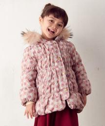 新品　ミニボーデン　フラワー柄ピンクダウンジャケット 6985365_B_01_215.jpg