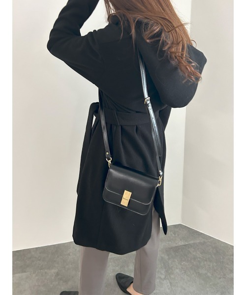 HEILIS(ヘイリス)の「ベルテッドフーディコート / ロングコート フード付きコート(その他アウター・レディース・ブラック/ピンク/ベージュ・FREE)」の20枚目の写真