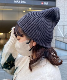 CPCM | カラーリブ編みニットビーニー ニットキャップ(ニットキャップ/ビーニー)
