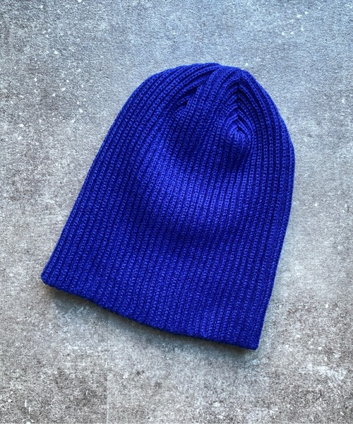 CPCM（シーピーシーエム）の「カラーリブ編みニットビーニー ニットキャップ（ニットキャップ/ビーニー・レディース・チャコールグレー/オレンジ/ブルー/ブラック/グレー/アイボリー・FREE）」の13枚目の写真