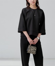 UR'S（ユアーズ）の「ﾎﾞﾝﾃﾞｨﾝｸﾞﾀﾞﾌﾞﾙｶﾌｽﾄｯﾌﾟｽ（Tシャツ/カットソー）」