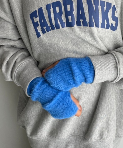 WEGO（ウィゴー）の「WEGO/モケモケ2WAYカバー（アームカバー・レディース・ピンク/ホワイト/ブルー/ブラック・FREE）」の3枚目の写真