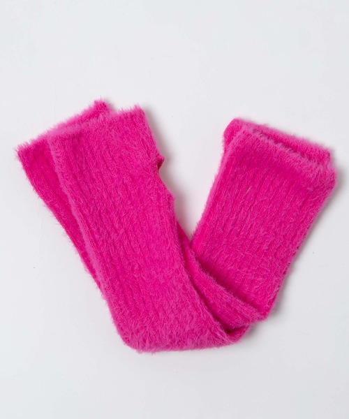 WEGO（ウィゴー）の「WEGO/モケモケ2WAYカバー（アームカバー・レディース・ピンク/ホワイト/ブルー/ブラック・FREE）」の6枚目の写真