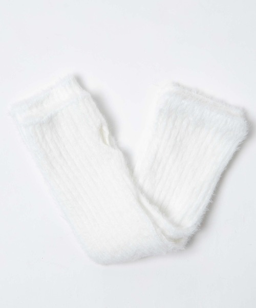 WEGO（ウィゴー）の「WEGO/モケモケ2WAYカバー（アームカバー・レディース・ピンク/ホワイト/ブルー/ブラック・FREE）」の7枚目の写真