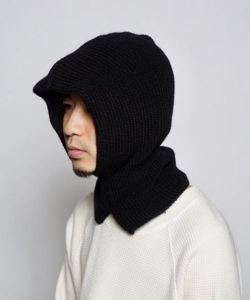 乱痴気（ランチキ）の「【LEUCHTFEUE】USEDOM Ⅱ（ニットキャップ/ビーニー・メンズ・ナチュラル/ブラック/モカ・FREE）」の2枚目の写真