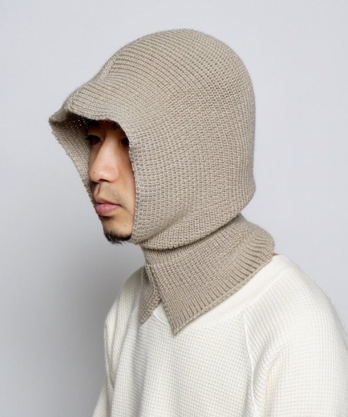 乱痴気（ランチキ）の「【LEUCHTFEUE】USEDOM Ⅱ（ニットキャップ/ビーニー・メンズ・ナチュラル/ブラック/モカ・FREE）」の3枚目の写真