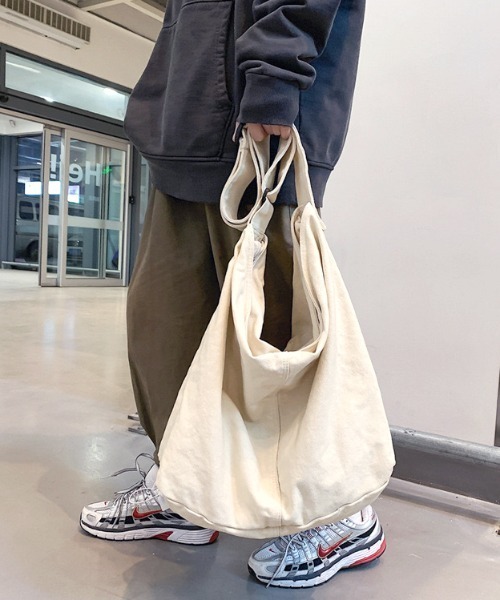 セール】キャンバスビッグショルダーバッグ（ショルダーバッグ