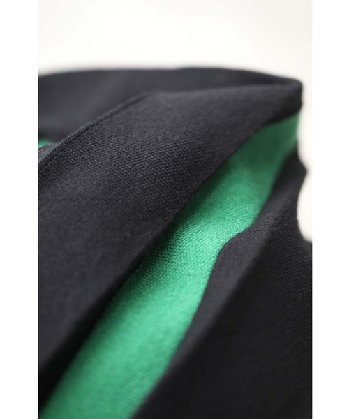 cawaii(カワイイ)の「幅広プリーツのバイカラーラインニットスカート(スカート・レディース・グリーン・FREE)」の16枚目の写真