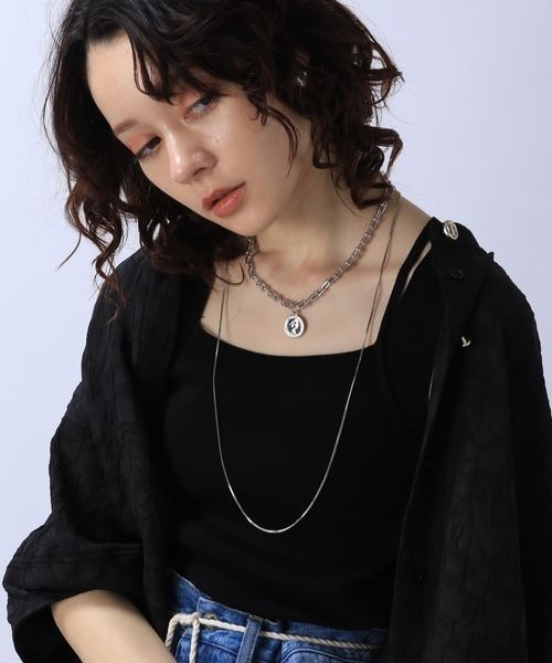JEANASIS(ジーナシス)の「コイン2レンネックレス/181086(ネックレス・レディース・シルバー/ゴールド・FREE)」の9枚目の写真