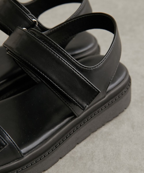 PAPILLONNER（パピヨネ）の「SPORTS BELT サンダル/PAPILLONNER/パピヨネ（サンダル・レディース・ブラック/グレイッシュベージュ・S/M/L）」の20枚目の写真