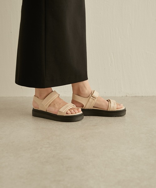 PAPILLONNER（パピヨネ）の「SPORTS BELT サンダル/PAPILLONNER/パピヨネ（サンダル・レディース・ブラック/グレイッシュベージュ・S/M/L）」の15枚目の写真