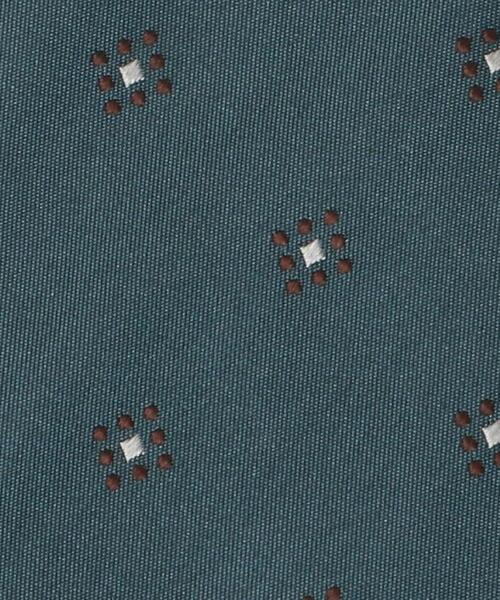 green label relaxing（グリーンレーベルリラクシング）の「シルク2 8.0cm 小紋2 ネクタイ（ネクタイ・メンズ・ライム/ネイビー・FREE）」の4枚目の写真