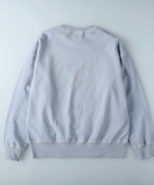 Lee(リー)の「【Lee】配色ステッチクルースウェット(スウェット・メンズ・ネイビー・M/L/XL)」の4枚目の写真