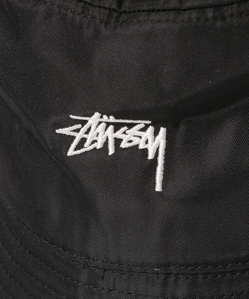 STUSSY(ステューシー)の「STUSSY/ステューシー Satin Nylon Deep Bucket Hat バケットハット(ハット・メンズ・パープル/ブラック/グレー・S/M/L/XL)」の7枚目の写真