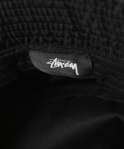 STUSSY(ステューシー)の「STUSSY/ステューシー Satin Nylon Deep Bucket Hat バケットハット(ハット・メンズ・パープル/ブラック/グレー・S/M/L/XL)」の10枚目の写真
