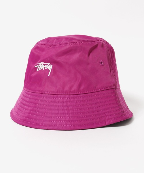 STUSSY(ステューシー)の「STUSSY/ステューシー Satin Nylon Deep Bucket Hat バケットハット(ハット・メンズ・パープル/ブラック/グレー・S/M/L/XL)」の14枚目の写真