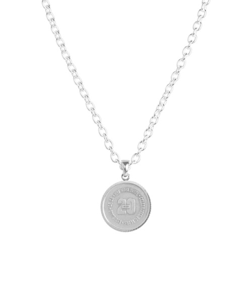 HUF（ハフ）の「WORLDWIDE CLASSIC H NECKLACE/ HUF ネックレス（ネックレス・メンズ・シルバー・O/S）」の3枚目の写真