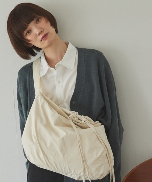 【MASMARULEZ】★送料・関税込★ストリングショルダーバッグ ドローストリングショルダーバック MONO-MART│MONO-MART