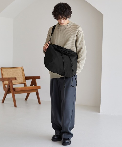 ◆Maison Margiela◆ ファイア ドローストリング トートバッグ セール】ドローストリングショルダーバック（ショルダーバッグ