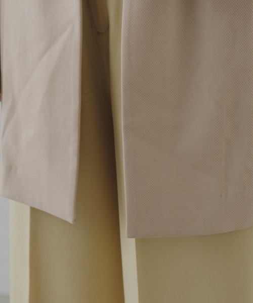 Kastane(カスタネ)の「【2023SSアイテム】カルゼテーラードジャケット(テーラードジャケット・レディース・アイボリー/ピンク/グレー・FREE)」の15枚目の写真