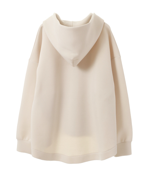 MELROSE claire(メルローズ クレール)の「【スッキリとスポーティーで上品な生地感☆大人っぽく落ち着きのあるパーカー♪】(パーカー・レディース・オフホワイト/ベージュ/ブラック・FREE)」の9枚目の写真