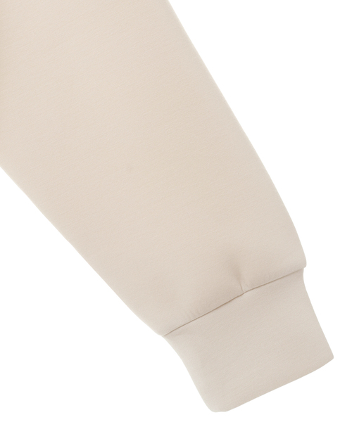 MELROSE claire(メルローズ クレール)の「【スッキリとスポーティーで上品な生地感☆大人っぽく落ち着きのあるパーカー♪】(パーカー・レディース・オフホワイト/ベージュ/ブラック・FREE)」の12枚目の写真