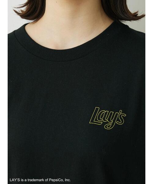 セール】□LAYS ウェーブロゴptロンT（Tシャツ/カットソー