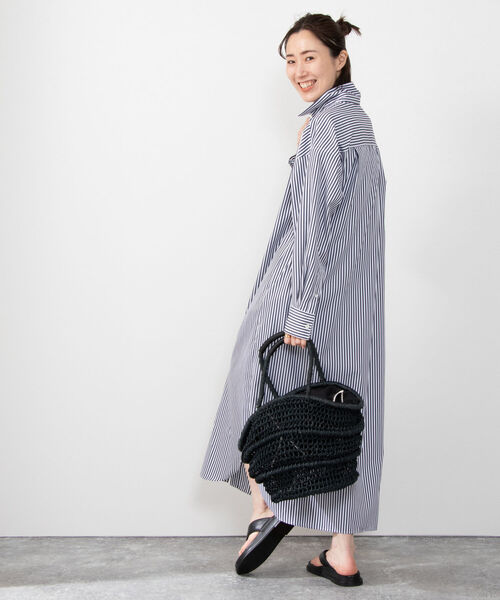 NOLLEY’S（ノーリーズ）の「イージーケアコットンシャツワンピース（シャツワンピース・レディース・サックスブルー/ブルー系その他3/ホワイト系その他4・FREE）」の17枚目の写真