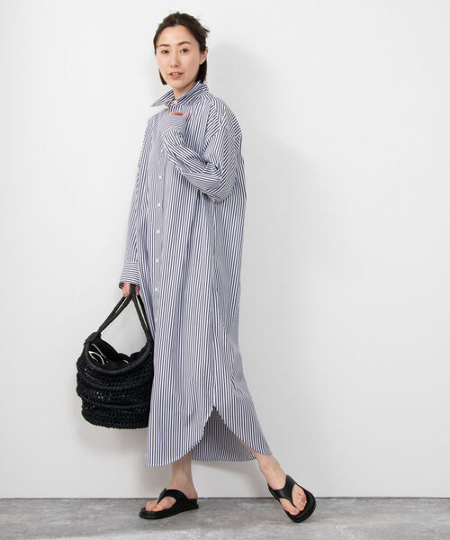 NOLLEY'S（ノーリーズ）の「イージーケアコットンシャツワンピース