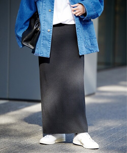 JOURNAL STANDARD（ジャーナルスタンダード）の「《追加3》Pフライスロングスカート（スカート・レディース・ブラウン/ブラック・FREE）」の5枚目の写真